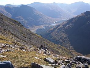 Glen Etive from the Col